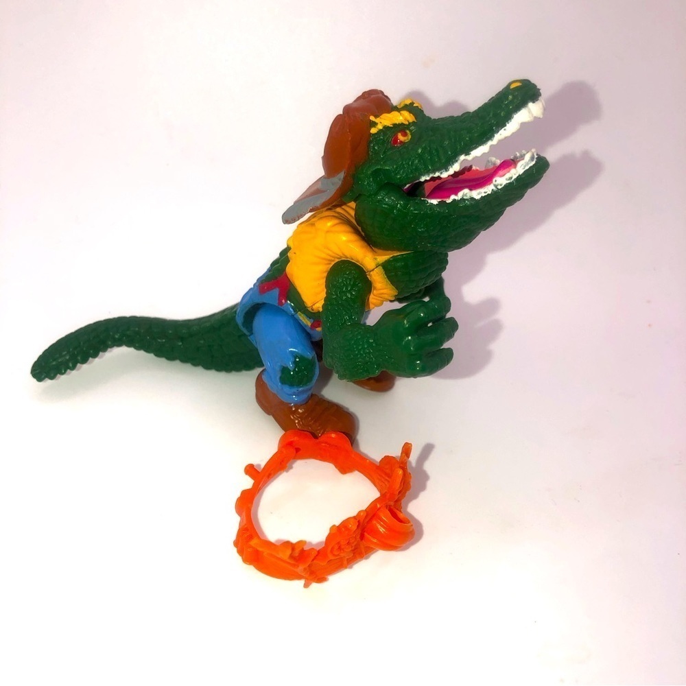 80S TMNT Teenage Mutant Ninja Turtles Leatherhead Near Complete